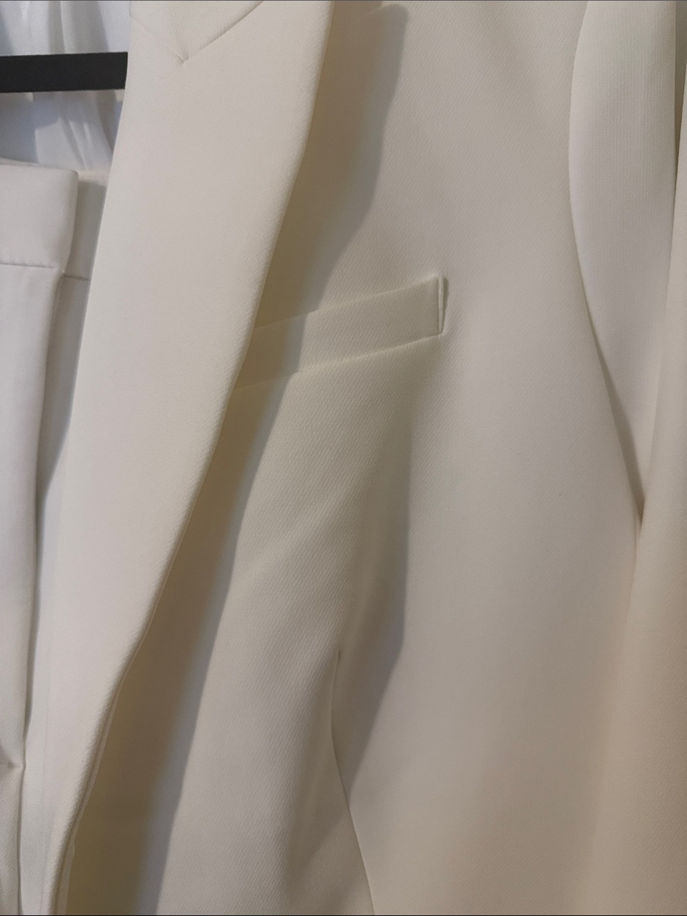 White Express Editor Ankle Pants Suit Size 16 Long/XL - Picture 4 of 13
